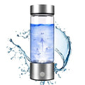 420ml Hydrogen Water Bottle Portable Hydrogen Water Ionizer Machine USB Rechargeable Hydrogen Water Generator,Hydrogen Rich Water Glass Health Cup for Home Travel