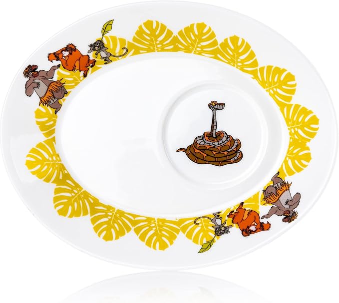 Disney The Jungle Book Espresso Cup and Saucer, Fine Bone China, 14 × 11.5 × 5.5 cm, Multicolor
