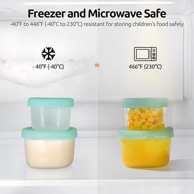 U-Taste 28"x20" Large Food-Grade Liquid Silicone Pastry Mat and 3oz 6oz Small Storage Containers Food Grade Liquid-Silicone Freezer Box Set of 4 (Aqua Sky)