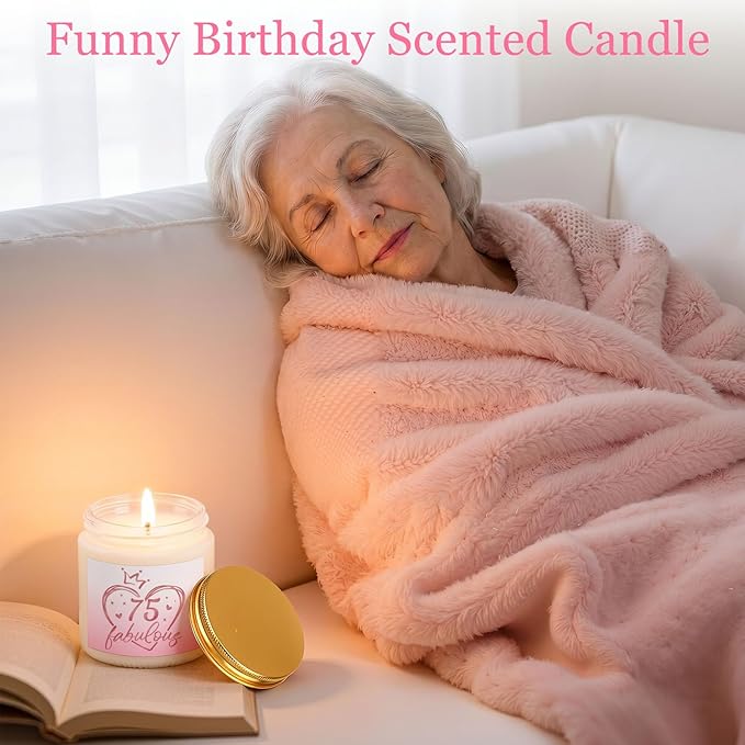 75th Birthday Gifts for Women, Vintage 1951 Happy 75th Birthday Gifts Basket for Women Unique Gift Ideas for 75 Year Old Female, Mom, Wife, Grandma, Thoughtful Birthday Gift Turning 75 Year Old