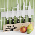 Knife Magnetic Strip 12" Steel – Magnetic Knife Holder for Wall no Screws – Kitchen Utensil Holder, Knife Bar, Knife Rack, Kitchen Organizer and Tool Holder