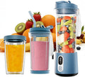 Mini Portable Blender Personal Juicer - 500ML Small Blender for Shakes and Smoothies, 300 Watt Mini Smoothie Food Maker Type-C Rechargeable Portable Smoothie Blenders for Outdoor and Indoor Sport