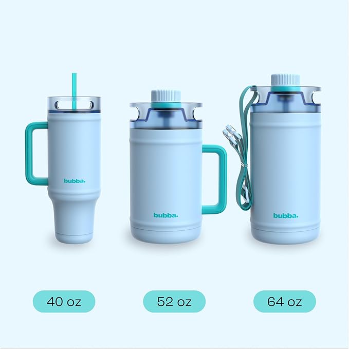 bubba 52 oz Insulated Stainless Steel Water Keg - Large Reusable Water Bottle Drinking Jug - Insulated Keg for Everyday Hydration, Lead-Free and BPA-Free, Daydreamin'
