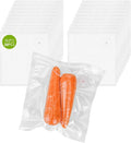 20 PCS Vacuum Sealer Bags for Food, BPA-Free Reusable Vacuum Zipper Bags with Upgraded Air Valve, Sous Vide & Meal Prep Vacuum Storage Bags, Compatible with Handheld & External Vacuum Sealer Machines