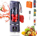 Digital Multimode Juicer Blender - Smart Led Display, Portable Usb Personal Electric Blender, Juicer Shakes And Smoothies Blender For Smoothies Liquid Diet, Shakes, Leak Proof Design (1PC-B)