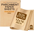 12x16 Inch Parchment Paper Sheets for Baking, 360 Count Thicker Precut Half Sheet Pan Liners, Unbleached Non-Stick Baking Paper for Oven Air Fryer Microwave, 450℉ Heat Resistant (360)