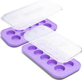 Souper Cubes Silicone Cookie Dough Freezer Containers, 2-Pack | Cookie Dough Freezer Trays, Oven & Microwave Safe, Perfect for Freezing Cookies, Mini Egg Bites, Peanut Butter Cups and More