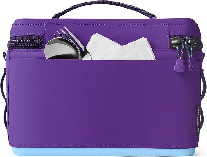 YETI Daytrip 9L Insulated Soft Cooler Lunch Box, Pace Purple/Blue