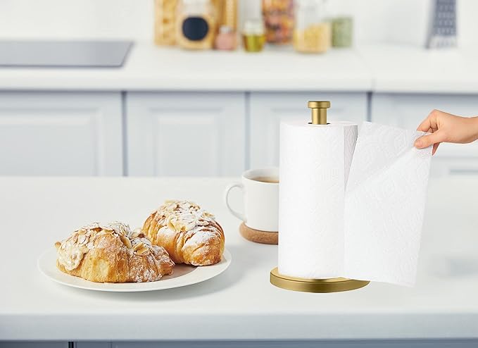 Countertop Gold Paper Towel Holder