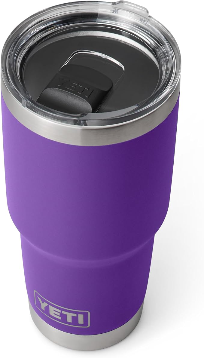 YETI Rambler 30 oz Tumbler, Stainless Steel, Vacuum Insulated with MagSlider Lid, Pace Purple