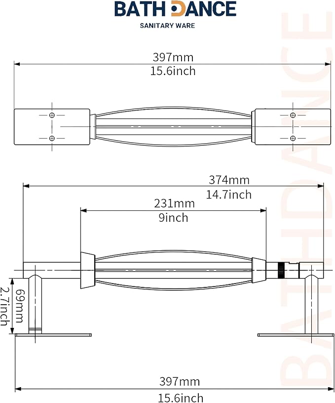 Paper Towel Holder Under Cabinet, Single Hand Operable Roll Holder with Damping Effect,No Drilling or Wall Mounted SUS304 Stainless Steel for Kitchen Bathroom (Brushed Gold)