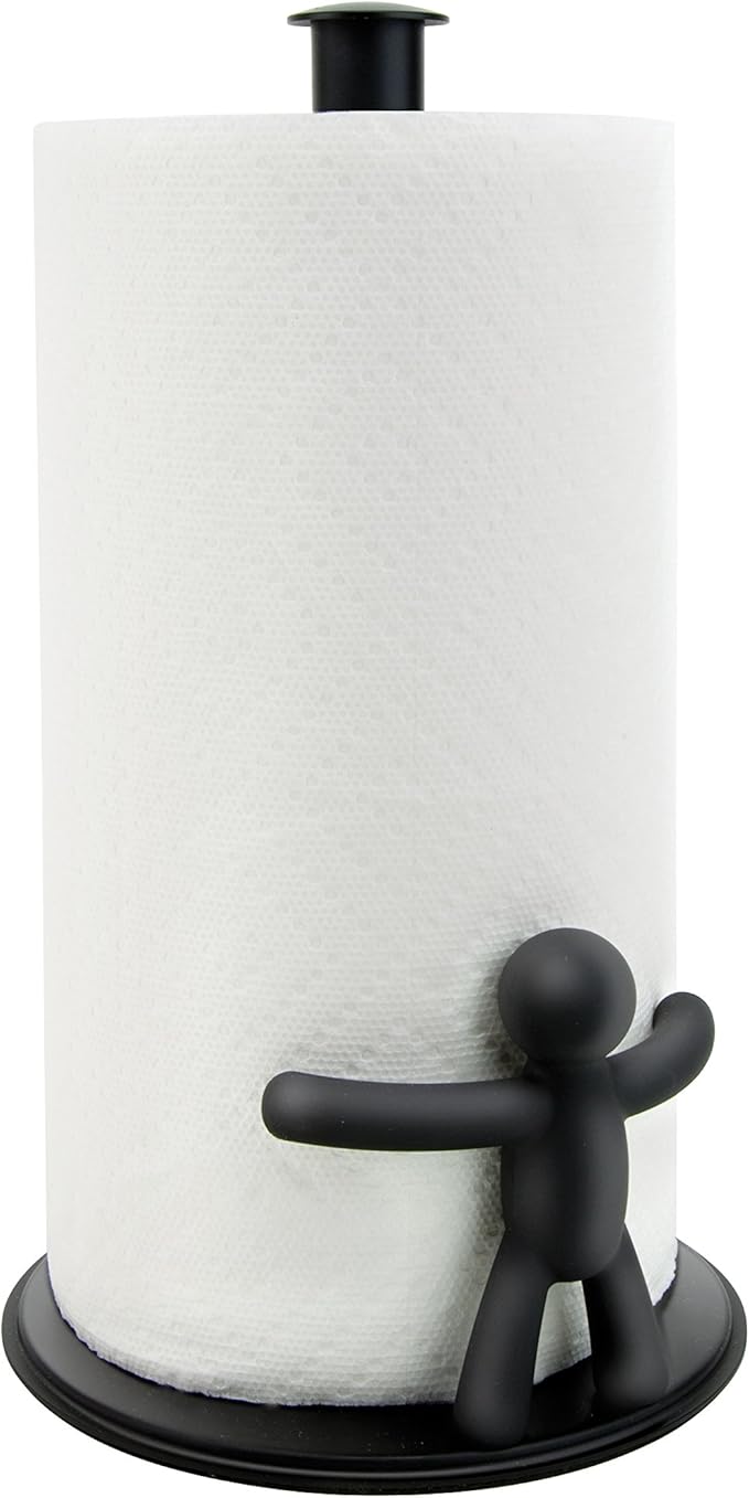 Umbra Buddy Countertop Paper Towel Holder, Black
