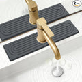 Small Stone Kitchen Sink Faucet Mat Diatomite Water Absorbing Stone Tray for Sink Protector Quick Dry Around Faucet Sink Splash Guard Drying Mat for Kitchen Counter Decor