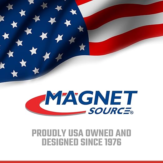 Master Magnetics Flexible Magnet Strip - One-Sided Magnetic Strip, Cuttable Magnet, 0.5" Wide, 0.06" Thick, 100 Feet, ZGN10PBX