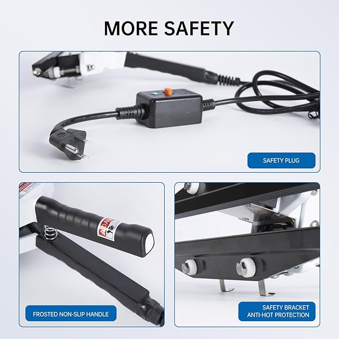 Portable Hand Held Heat Sealer Machine-R-PACK FKR-200, 8 Inches, For Foil Bag, Kraft Bag, Mylar