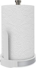 Kitchen Details Paper Towel Holder with Deluxe Tension Arm in White