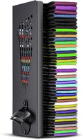 2 in 1 Metal Can Cooler Holder with Bottle Opener - Wall Mount, Compatible with Standard Can Cooler, Beer Sleeves Organizer and Dispenser for Home Family Bar