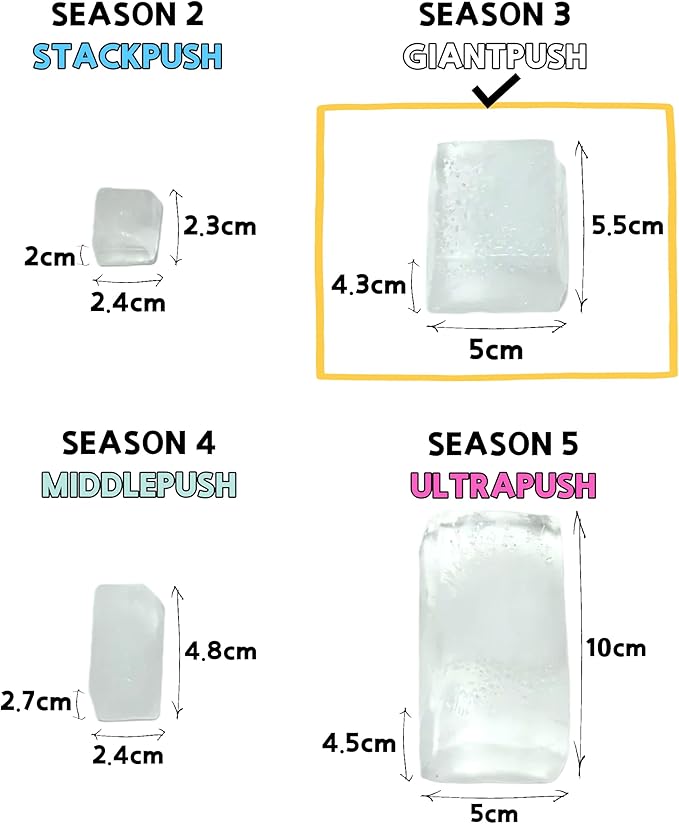 Push Big Ice Cube Tray for Freezer with Lid & Bin, 8 Large Ice Cube Molds Silicone Maker with Tong for Whiskey, Bourbon, Cocktail (BLACK, GIANT PUSH 1 TRAY SET)