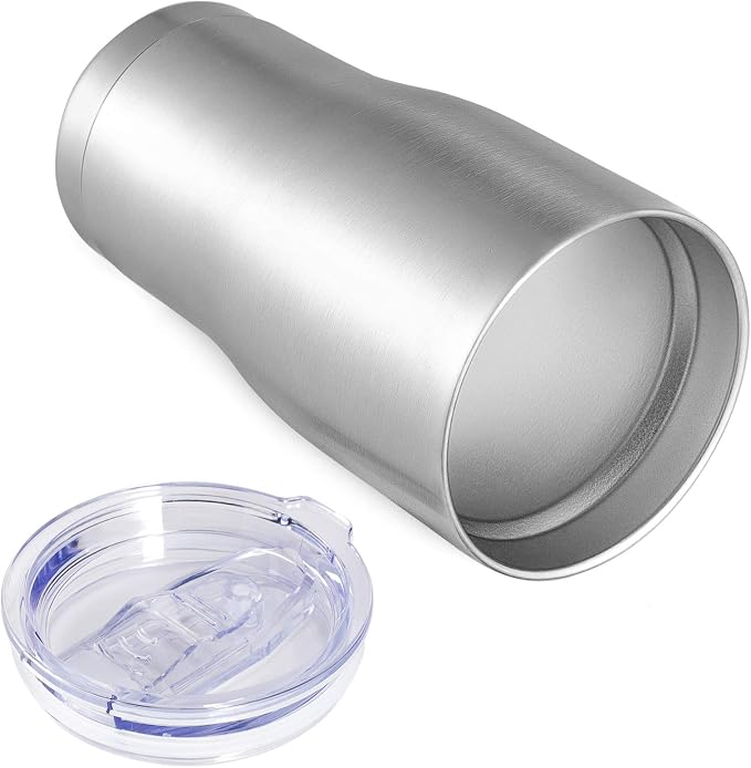 VEGOND 20oz Tumbler Stainless Steel Tumbler Cup with Lid And Straw Vacuum Insulated Double Wall Travel Coffee Mug(Stainless 1 Pack)