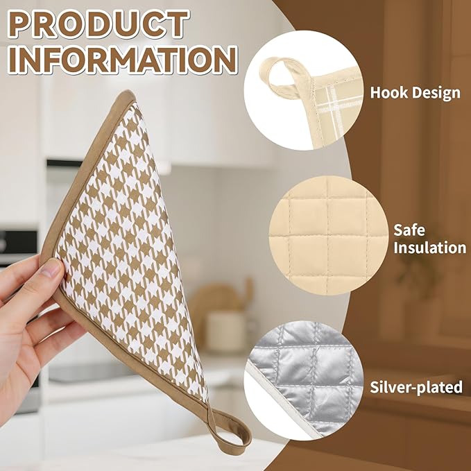 36 PCS Pot Holders for Kitchen and Dining Table Heat Resistant Hot Pads Multicolor Potholders Bulk Hot Pads Oven Mitts Cloth Coaster Mitts Trivet for Cooking and Baking 7 x 7 Inch
