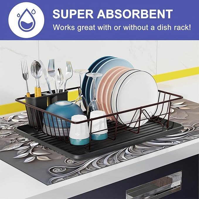 HOMETITUTE Tree of Life Stove Top Cover For Electric 28 x 20 inch Gas Stove Cover Pad Glass Flat Stovetop Covers Mat for Kitchen Fit Under Coffee Absorbent Mat Diatomite