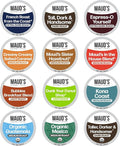 Maud's Family Pack Coffee Pods Variety Pack, 136 ct, 12 Assorted Flavors, Medium Roast Single Serve Pods – 100% Arabica Coffee, Compatible with Keurig K Cups Maker
