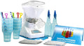 SNOWIE - Little Snowie Max Snow Cone Machine - Premium Shaved Ice Maker, With Powder Sticks Syrup Mix, Premium Kit, White