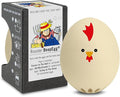 Rooster Beepegg – Egg Timer for Boiling Eggs – Musical Egg Cooker for Soft, Medium, Hard Boiled Eggs – Food Safe – Singing Floating Egg Timer – Egg Cooker for 3 Levels of Doneness - Brainstream
