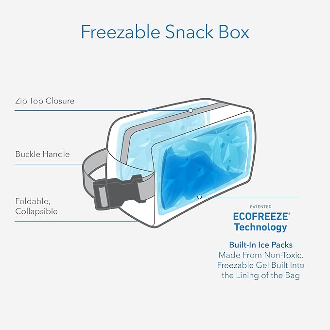 PackIt, Snack Bag Freezable Rainbow Sky