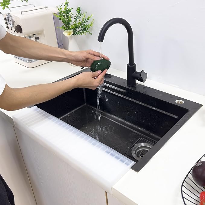 Silicone Sink Edge Protectors For Kitchen Sink Splash Guard, Kitchen Sink Splash Guard, Silicon Sink Protector For Granite,Quartz - White