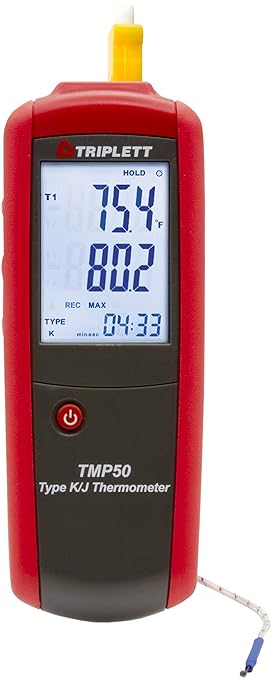 Triplett TMP50 Single Input Type K/J Thermometer