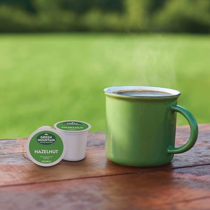 Green Mountain Coffee Roasters Hazelnut Keurig Single-Serve K-Cup pods, Light Roast Coffee, 12 Count