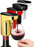 Mothers Day Gift Essential,5-in-1 Electric Wine Decanter & Smart Liquor Dispenser,Automatic Aerator&Pourer with 1-999ml Precision Dosing | Gift for Mom,Women,Dad,Wine&Whiskey Lovers,Birthday(Gold)