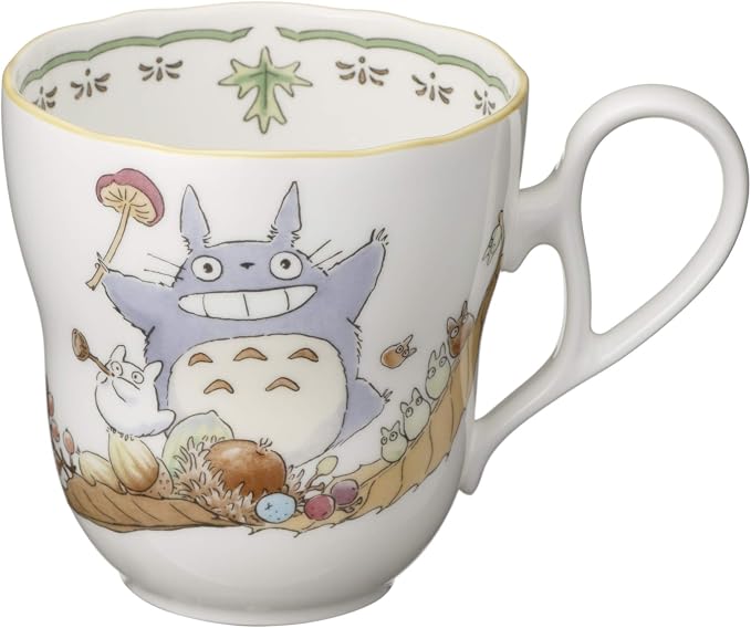 Noritake TT97855/4924-3 My Neighbor Totoro Microwavable Bone China Mug 13.8 fl oz (375 cc)