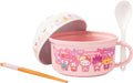 Silver Buffalo Sanrio Hello Kitty and Friends Featuring Keroppi, My Melody, Badtz-Maru, and Pompompurin Soup Mug and Bowl Lid with Spoon and Chopsticks, 13 Ounce Bowl Lid, 22 Ounce Soup Mug