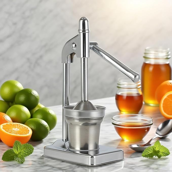 Cast Iron Juicer Hand Press, professional can can manual juice press, Heavy Duty Countertop Lime Citrus Crush Machine, for Oranges Lemons Limes, Easy to Clean, Kitchen Essentials