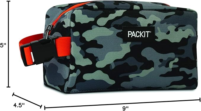 Packit, Snack Box Freezable Charcoal Camo