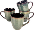 13.5 Oz Coffee Mugs, Ceramic Coffee Mugs with Texture Patterns for Man,Woman,Dad,Mom, Modern Coffee Mugs Set of 4 for Latte/Cappuccino/Cocoa, Dishwasher&Microwave Safe
