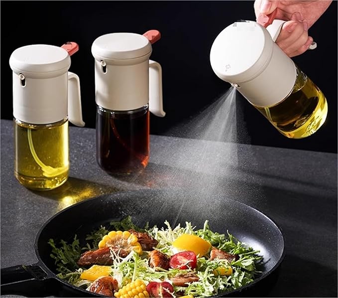 Olive Oil Dispenser Bottle - Soy Sauce 2 Pcs Household Glass Olive Oil Dispenser Without For Air Fryer Barbecue Spray Pot Syrup Bottle
