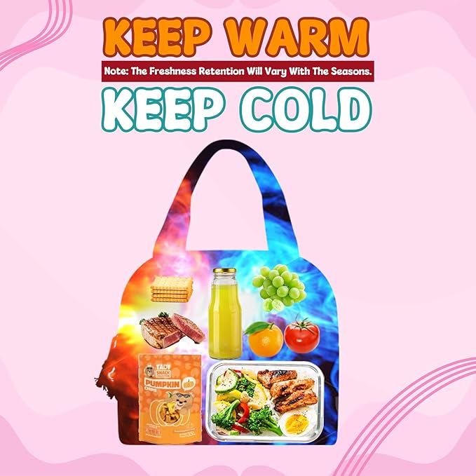 Bento Lunch Box Set for Women, with 12oz Soup Thermo, with Leak-Proof Food Containers, Insulated Lunch Bag for Girls for Travel Picnic