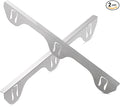 Stove Gap Covers 316 Stainless Steel,Stove Gap Filler,Heat-Resistant Oven Side Gap Filler,Between Stove and Counter Slide In Range Trim Kit for Kitchen,2 Pack (23.2” Silver)
