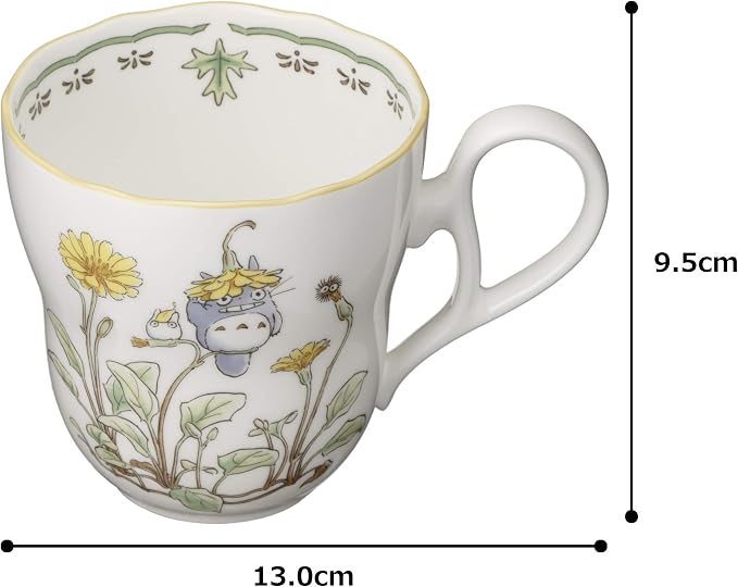 Noritake TT97855/4924-7 My Neighbor Totoro Mug 1 Piece Microwave Safe Bone China Mug