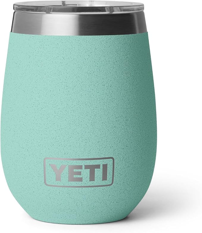 YETI Rambler 10 oz Wine Ceramic Lined Tumbler, Sea Stone
