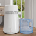 Countertop Water Distiller, 1 Gallon / 4L 750/900W Pure Water Maker with Auto Shut-Off, 304 Stainless Steel & Glass/Plastic, for Home Drinking, Cooking, Appliances – Removes Impurities & Solids