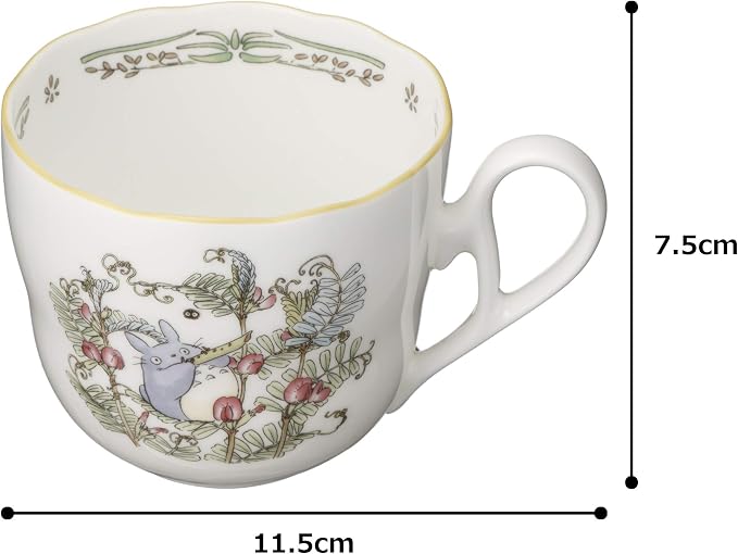 Noritake TT97857/4924-11 Noritake My Neighbor Totoro Mug (Small) 1 Piece Microwave Safe Bone China