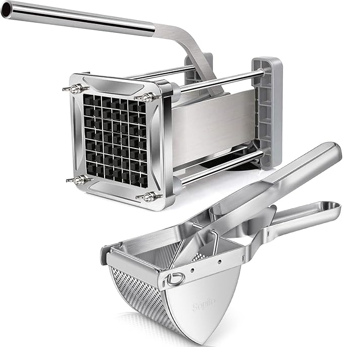 Sopito Stainless Steel French Fry Cutter and Potato Ricer