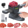 New Meat Slicer for Fresh Raw Meat (Steady Grip), Meal Prep, Thickness Adjustable 2 or 4 mm Manual Cutter, Quick Slice Slicing Shredding, Beef Pork Mutton for Cooking BBQ Hot Pot -Gray