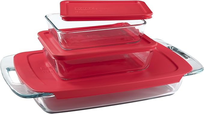 Pyrex Easy Grab 3-Quart Oblong Baking Dish