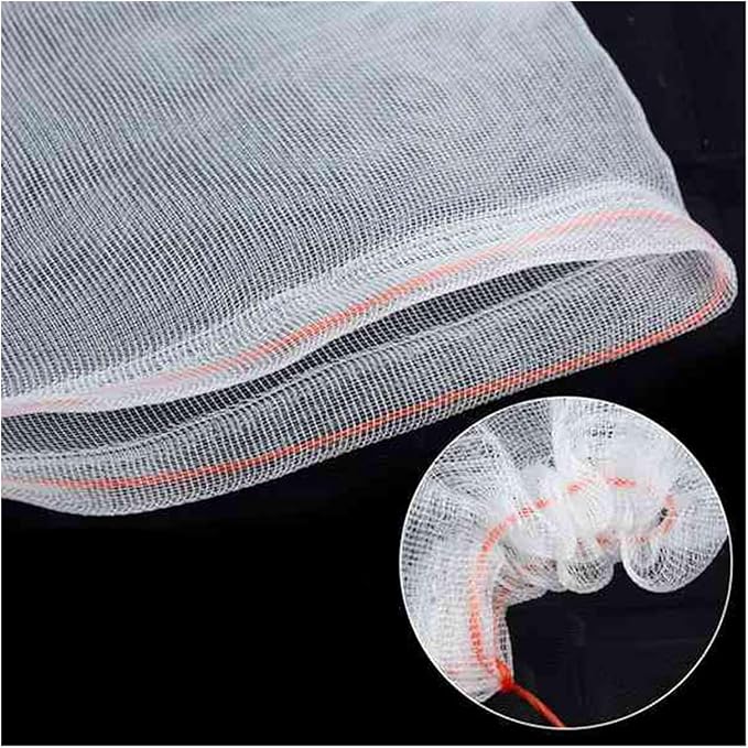 100pcs Fruit and Vegetable Grape Mesh Bag Multi-Function Bag Reusable Fruit Protection Bags(30 x 20 cm)