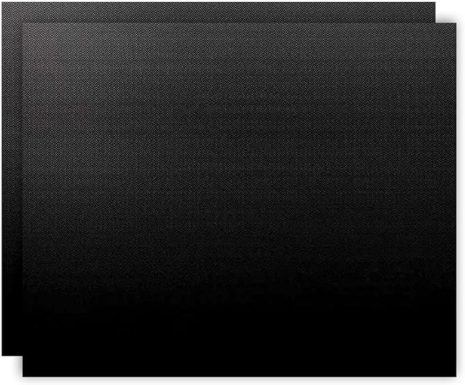 SPARES2GO Oven Liner Non Stick (2 Pack) - Large Universal Teflon Baking Mat Bottom Cooker Protector Heavy Duty Clean Fan Assisted Oven Liners (40 x 50 cm)
